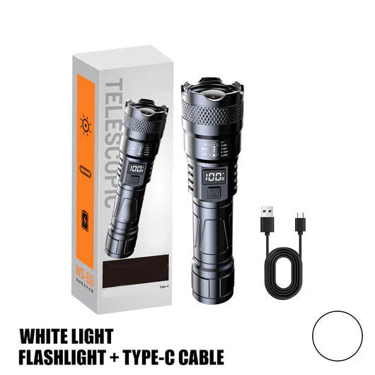 Strong Retractable LED Flashlight