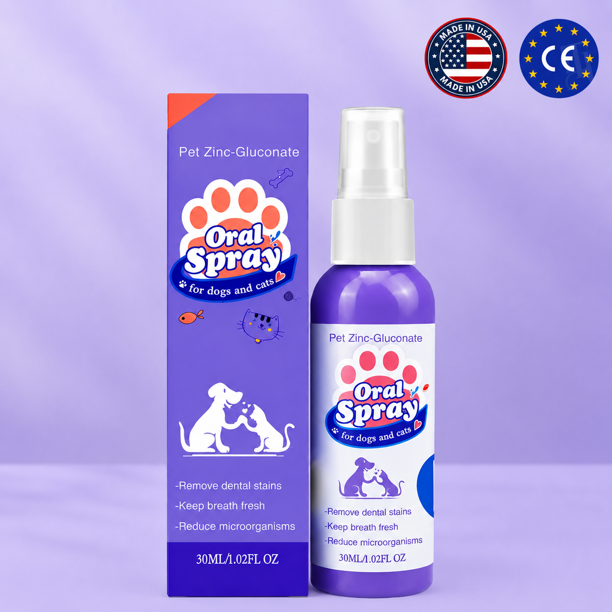 Pet Zinc-Gluconate Oral Spray