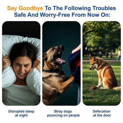 Professional Sonic Emitters Dog Training Tool with LED Flashlight