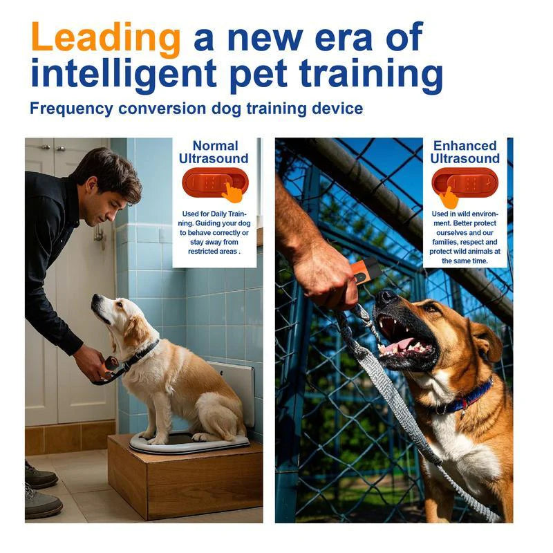 Professional Sonic Emitters Dog Training Tool with LED Flashlight