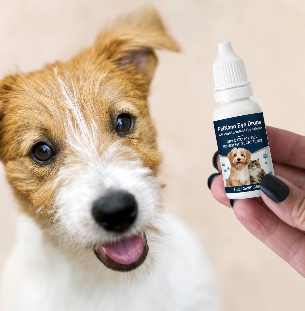 Pet Eye Drops for Dog & Cats Lanosterol Solution