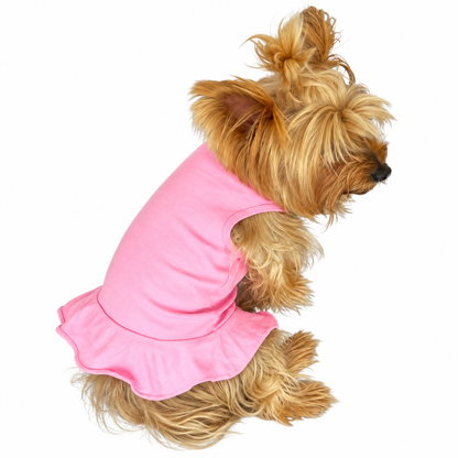 Baby Pink Dog Dress