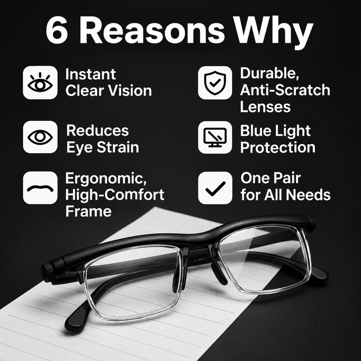 Adjustable Vision Glasses