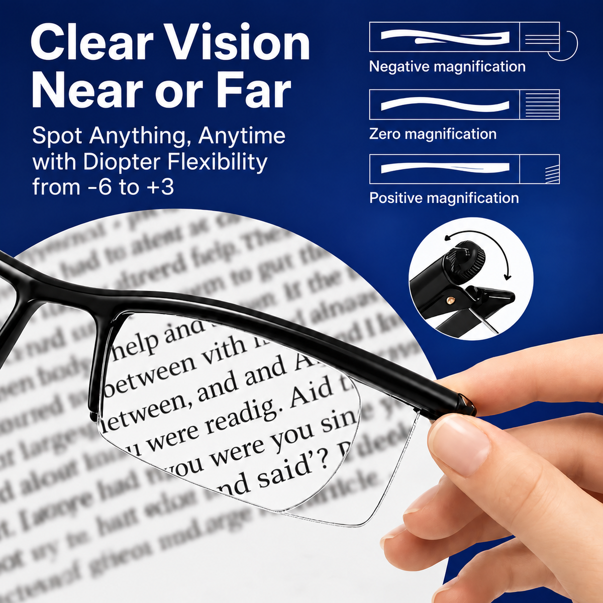 Adjustable Vision Glasses