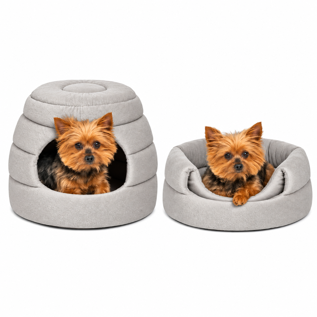 2-in-1 Honeycomb Convertible Cat & Dog Bed