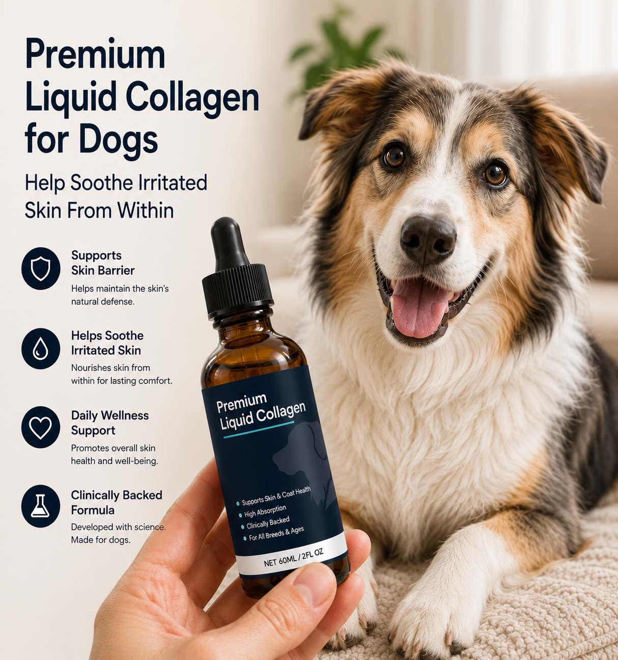 Premium Liquid Collagen for Dogs
