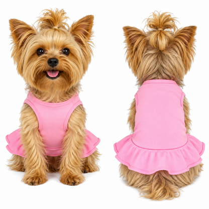 Baby Pink Dog Dress