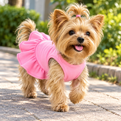 Baby Pink Dog Dress