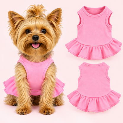 Baby Pink Dog Dress