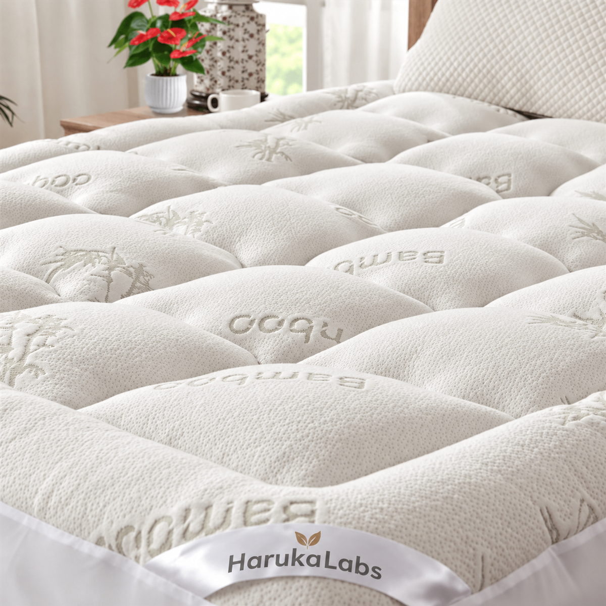 3D Fill Luxurious Bamboo Mattress Topper