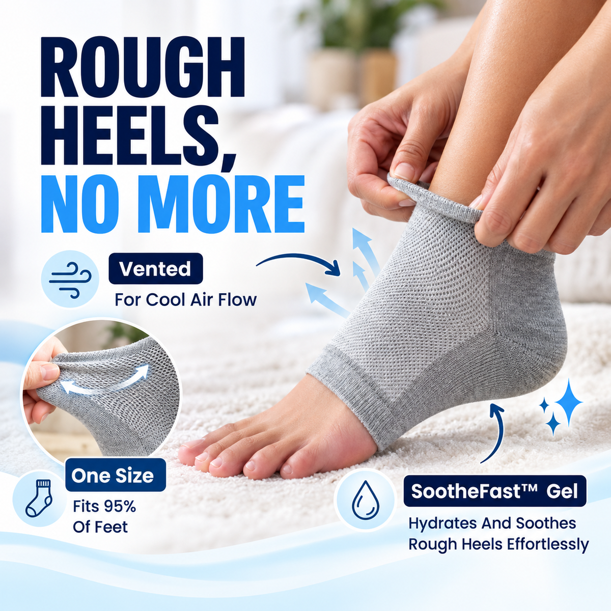 Moisturizing Heel Socks