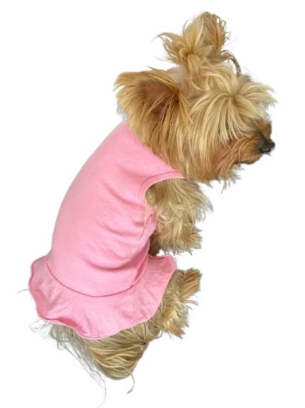 Baby Pink Dog Dress