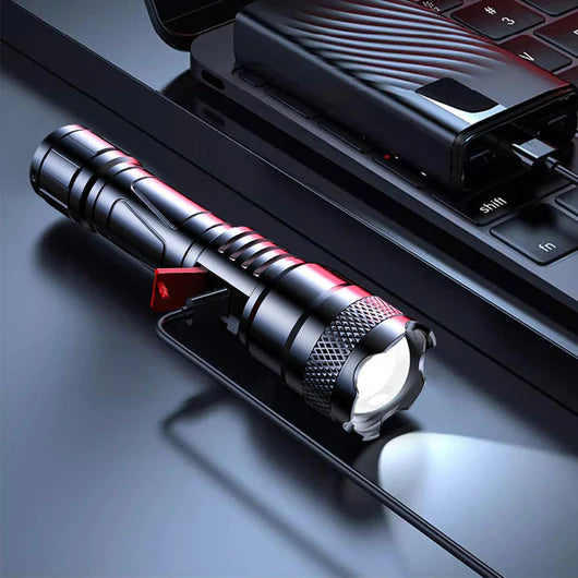 Strong Retractable LED Flashlight