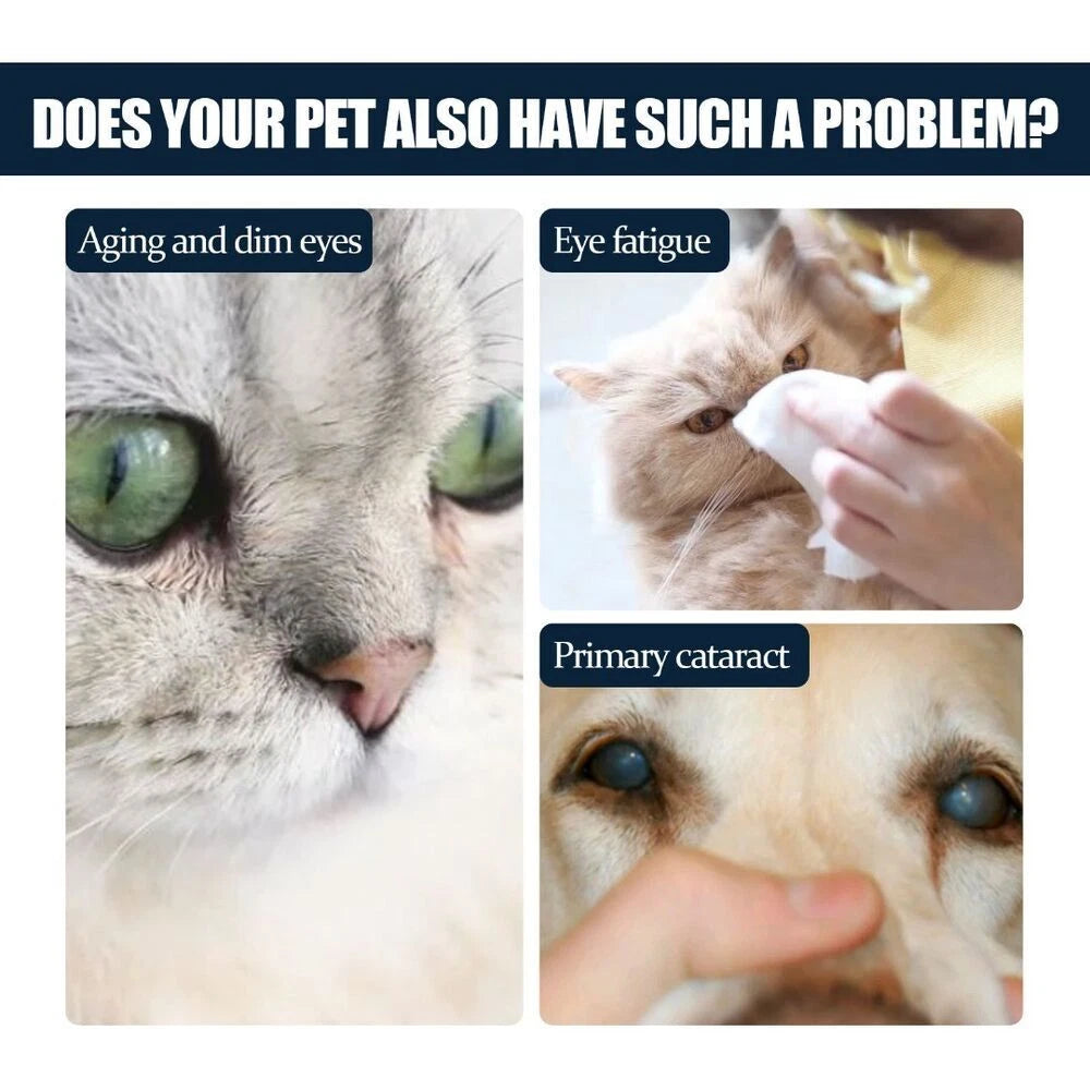 Pet Eye Drops for Dog & Cats Lanosterol Solution